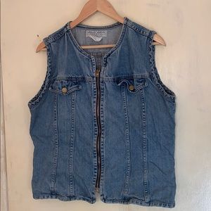 Vintage Denim Vest Jacket